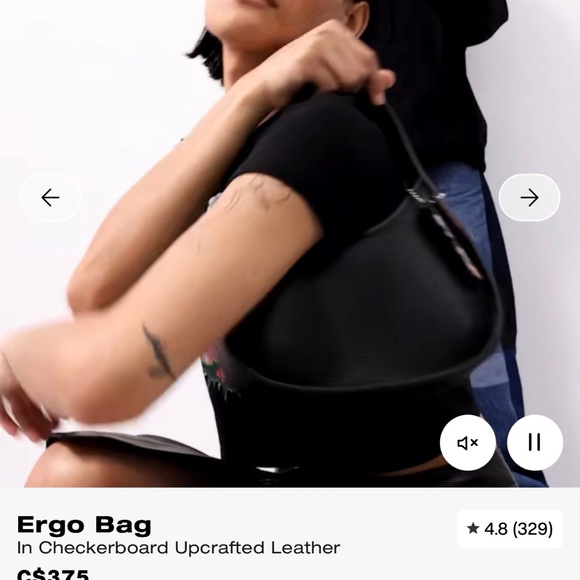 Coach Ergo bag in black croc embossed leather - Picture 14 of 14